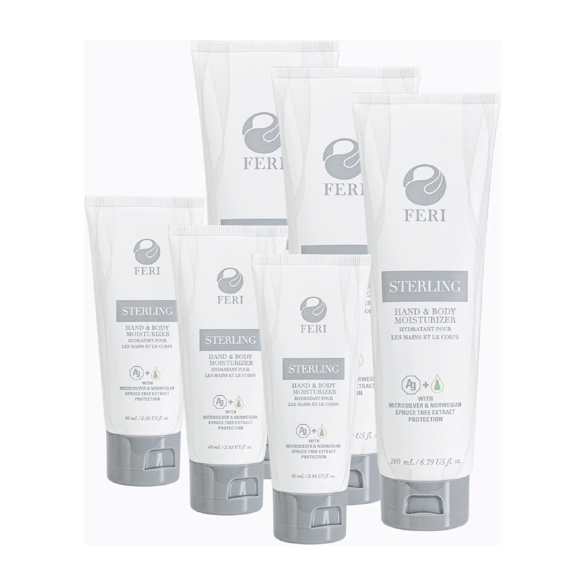 Sterling Moisturizer — 6 Tubes (3×200ml + 3×60ml)