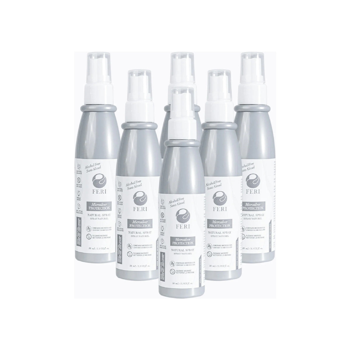 Microsilver Natural Spray — 6 Bottles