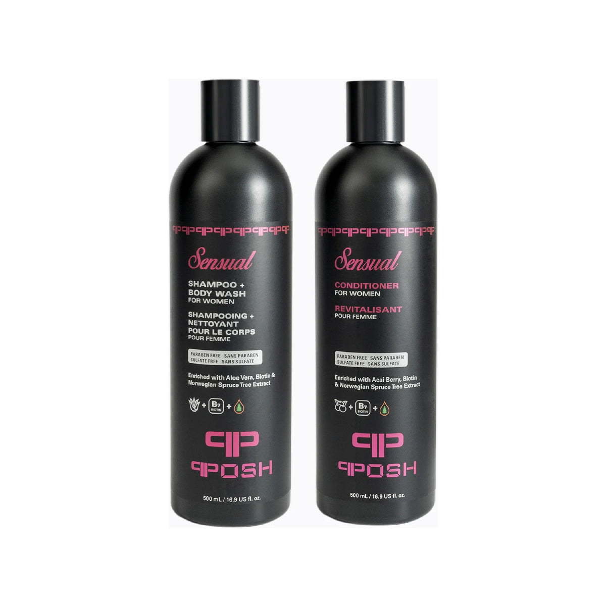 Sensual Wash + Conditioner Set — 2 Bottles