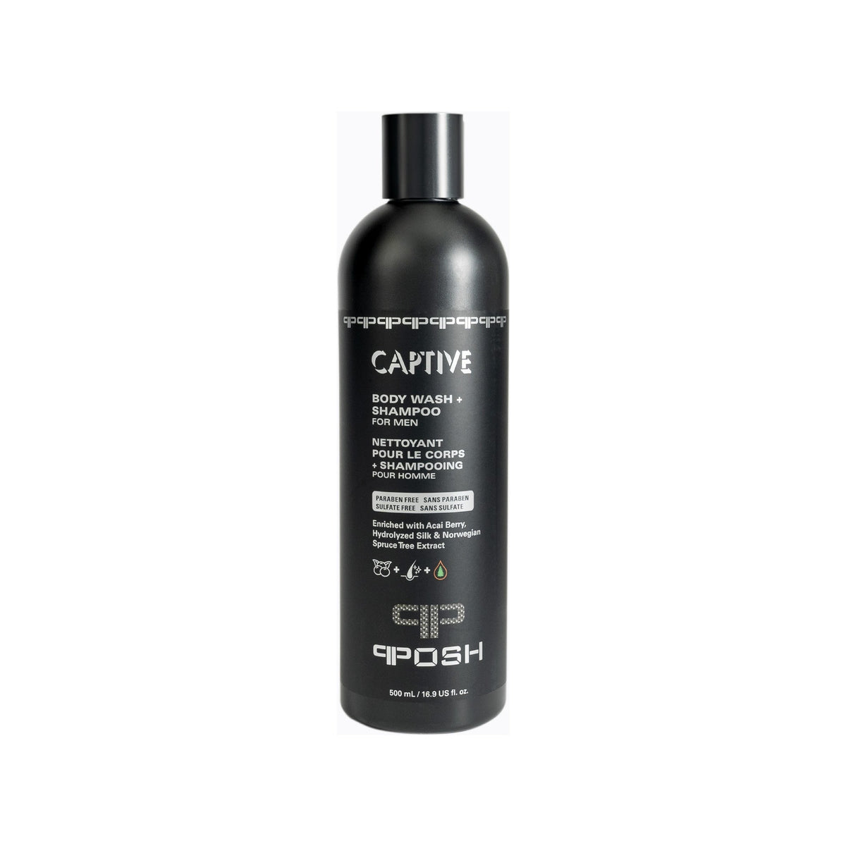 Captive Body Wash + Shampoo for Men